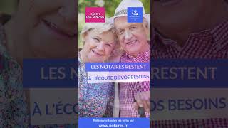 Les notaires présents au salon des seniors du 13 au 16 mars 2024 [upl. by Iahcedrom]