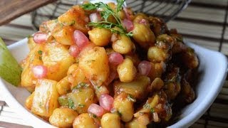 Aloo Channa Chaat  By Vahchef  vahrehvahcom [upl. by Aniakudo]