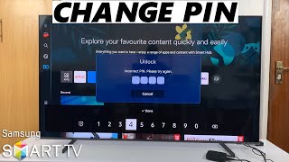 How To Change PIN On Samsung Smart TV [upl. by Airogerg]