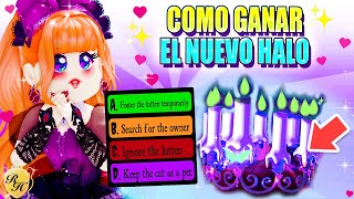 💫 COMO GANAR el NUEVO HALO de OCTUBRE 2021 ✨ TODAS las RESPUESTAS 👑 Royale High ROBLOX [upl. by Drusie]