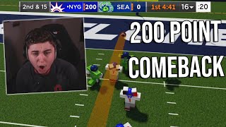 THE 200 POINT COMEBACK Football Fusion Funny Moments [upl. by Sugar]