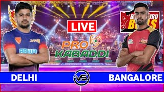 Pro Kabaddi Live Bengaluru Bulls vs Dabang Delhi Live Scores  BLR vs DEL Live Scores amp Commentary [upl. by Center674]