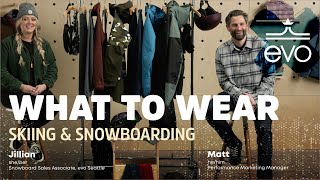 What to Wear Skiing amp Snowboarding  How to Dress [upl. by Herwick]