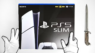 The PS5 Slim Unboxing  New PlayStation 5 Console Disc and Digital [upl. by Ramyaj]