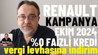 Renault 0 faizli kredi kampanyası yaptı vergi levhasına indirim dedi Renault indirim kampanya [upl. by Farra]