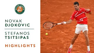 Novak Djokovic vs Stefanos Tsitsipas  Semifinal Highlights  RolandGarros 2020 [upl. by Ishmael]