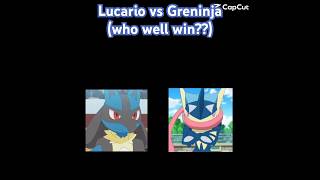 Lucario vs Greninja lucariogreninja [upl. by Leiahtan]