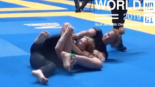 Jessica Flowers VS Heather Raftery  World NoGi Championship 2019 [upl. by Ahsinet]