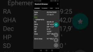 Nautical Almanac  android App [upl. by Tila]