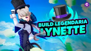 ✅BUILD LEGENDARIA de LYNETTE🌀GRATIS y ROTISIMA  Genshin Impact [upl. by Aihsercal]