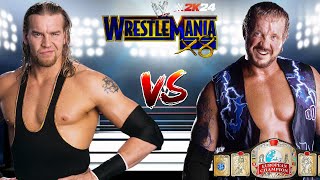 WWE 2K24 CHRISTIAN VS DIAMOND DALLAS PAGE FOR THE WWE EUROPEAN CHAMPIONSHIP [upl. by Church]