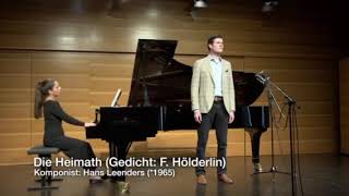 Die Heimath Hölderlin  Hans Leenders [upl. by Lomaj]