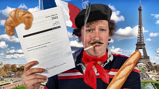 VMBO Eindexamen Frans maar ik kan geen Frans🧄🥖❌ [upl. by Mij]