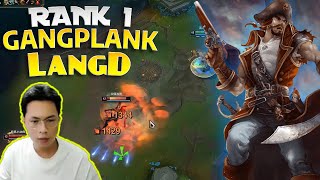 🔴 LangD Gangplank vs Kled  LangD Rank 1 Gangplank Guide [upl. by Sam]