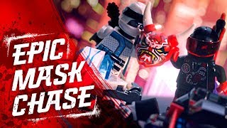 Ride Ninja StopMotion The Chase  LEGO NINJAGO [upl. by Mackey]