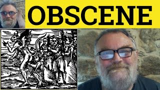 🔵 Obscene Meaning  Obscenely Defined  Obscenity Examples  Law  Obscene Obscenely Obscenity [upl. by Emerson791]