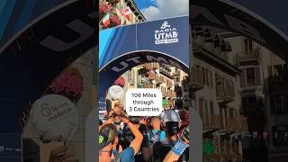 Throwback to UTMB good luck racers Run hard Keep your eye on the prize🏆utmb ultrarunning [upl. by Aniral]