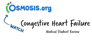 Congestive Heart Failure Osmosis Study Video [upl. by Garald45]