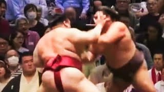 Aki Basho 2024 Day 3 Kirishima vs Takanosho [upl. by Attenad]