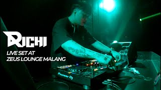 RICHI LIVE SET  AT ZEUS LOUNGE MALANG [upl. by Bruns946]