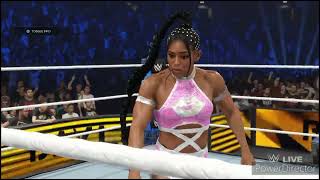 Bianca Belair VS Iyo Sky WWE2K24 [upl. by Danie]