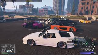 BACK WITH ANOTHER CRAZY CAR MEET ON GTA FIVE M [upl. by Bettina]