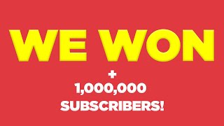 We Won 1 MILLION SUBS [upl. by Llertnek37]