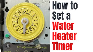 How to Set a Water Heater Timer  Adjust and Use a Water Heater Timer  Basic Life Skills [upl. by Carol]