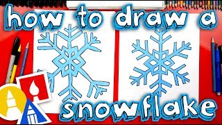 How To Draw A Snowflake [upl. by Polard]