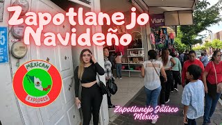 Zapotlanejo Navideño 4K walking tour [upl. by Zulaledairam518]