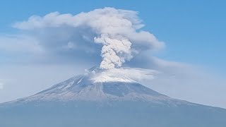 Actividad Volcán Popocatépetl está en vivo [upl. by Nytsirhc]