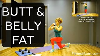 RU56 Abs Booty And Full Body Workout Beginner 19 Minute Home Exercises Level2 [upl. by Gitt]