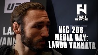 UFC 206 Lando Vannata on Fighting in Hostile Territory  quotI Handled Business It Is What it Isquot [upl. by Sikleb]