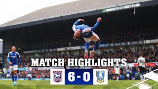 HIGHLIGHTS  TOWN 6 SHEFFIELD WEDNESDAY 0 [upl. by Herrah]