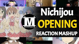 Nichijou Opening  Reaction Mashup [upl. by Vaden]