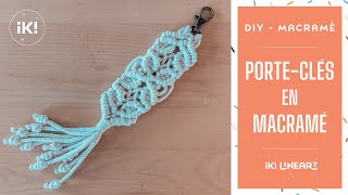 Tuto porteclé en macramé débutant  DIY Macramé France [upl. by Wendye19]