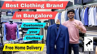 Best Clothing Brand to get Formal Clothes in Bangalore  Store and Factory Tour [upl. by Ahsinat420]