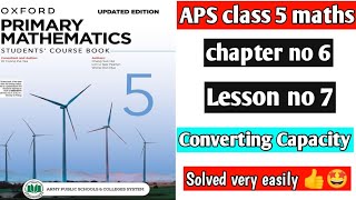 Chapter 6  Lesson 7  Converting capacity  Oxford primary mathematics book 5 [upl. by Elimaj]