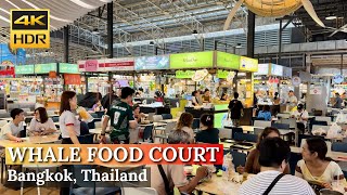 BANGKOK Thonburi Market Place quotMany Delicious Foods At Whale Food Courtquot  Thailand 4K HDR [upl. by Ruthann]