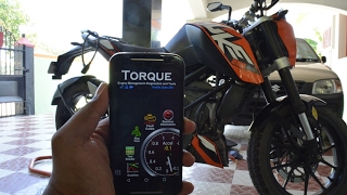 How to connect a smartphone to a KTM Duke or RCINDIA [upl. by Osborn]