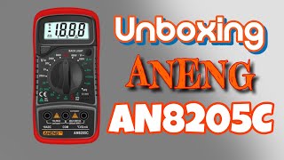 ANENG AN8205C  Digital Multimeter  Unboxing [upl. by Norreg]