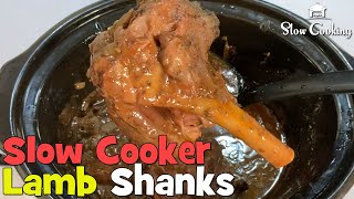 Simple and Amazing Slow Cooker Lamb Shanks [upl. by Meelas659]