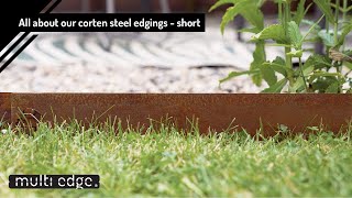 All about our corten steel edging  short [upl. by Halonna]