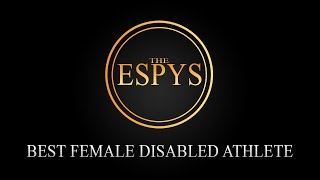 JAMIE WHITMORE ESPY WINNER  BEST FEMALE ATHLETE WITH A DISABILITY [upl. by Ahsienat407]