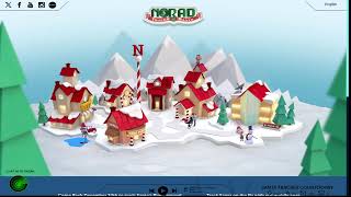 NORAD santa tracker LIVE [upl. by Artenehs]