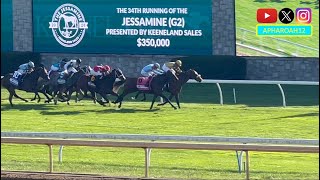 Photo Finish Caps Exciting Stretch Drive in 2024 Jessamine Stakes [upl. by Remmer]