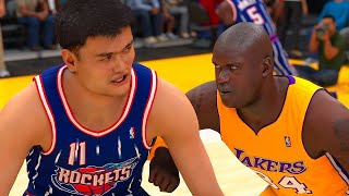 Rookie Yao Ming vs PRIME Shaq NBA 2K24 Yao Ming My Career [upl. by Micaela225]