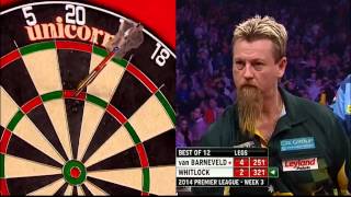 van Barneveld v Whitlock  Week Three  Premier League Darts 2014 [upl. by Ttirrej]