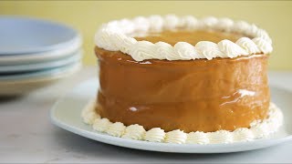 Caramel Chiffon Cake Recipe  Yummy PH [upl. by Melita]