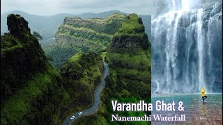 Beauty of Sahyadri Varandha Ghat  Nanemachi Waterfall  नानेमाची धबधबा  वरंध घाट [upl. by Enitsrik]